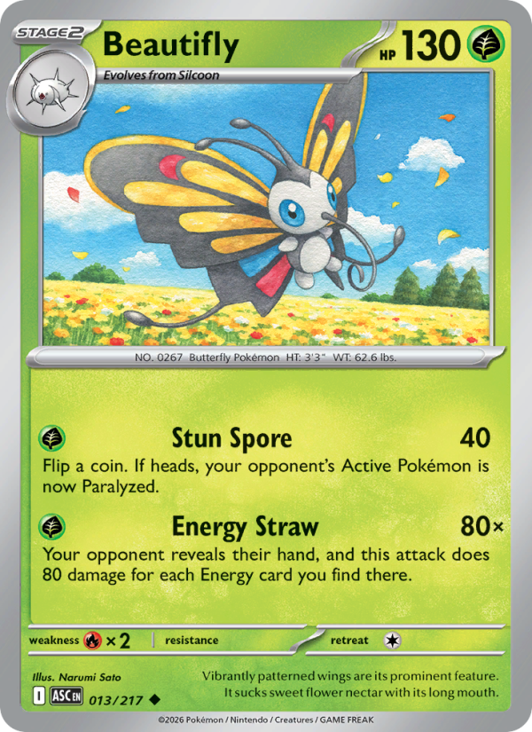 Beautifly - Pokémon TCG Card