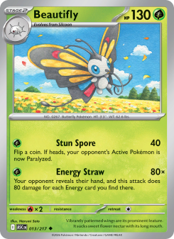 Beautifly - pokemon TCG Card