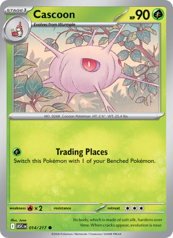 Cascoon - Pokémon TCG Card