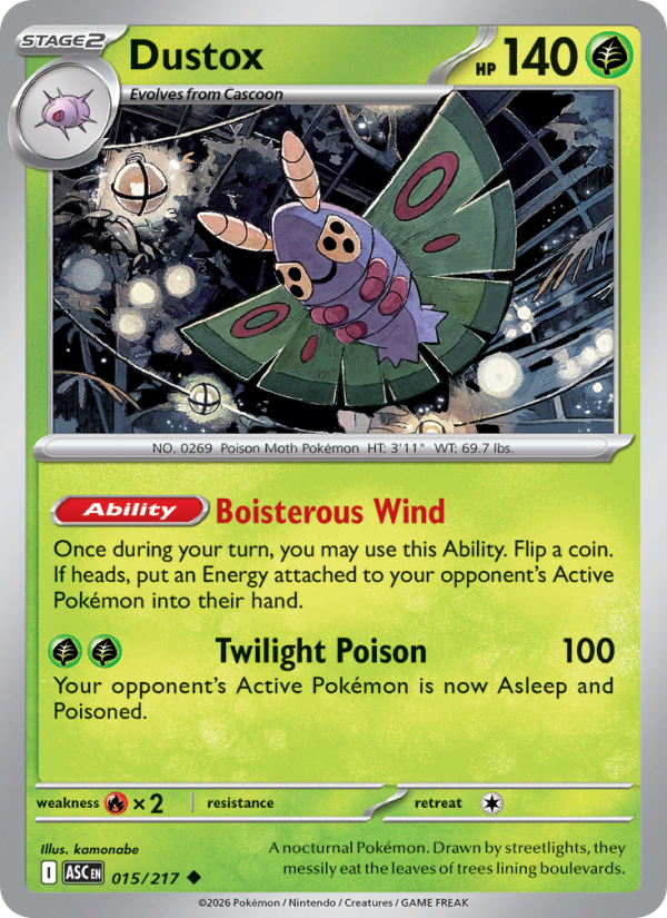 Dustox - Pokémon TCG Card