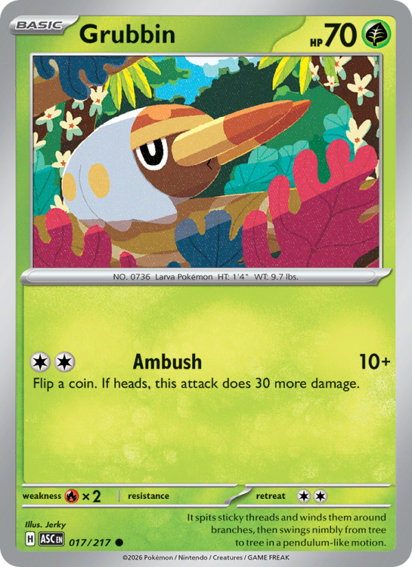 Grubbin - Pokémon TCG Card