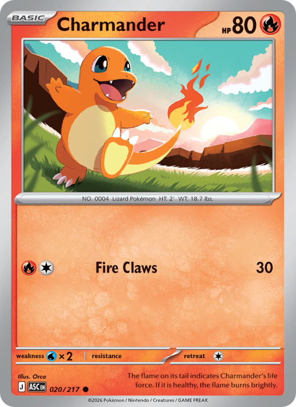 Charmander - Pokémon TCG Card
