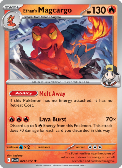 Ethan's Magcargo - pokemon TCG Card