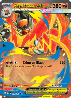 Mega Emboar ex - pokemon TCG Card