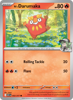 N's Darumaka - pokemon TCG Card