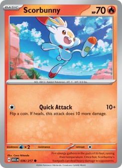 Scorbunny - pokemon TCG Card