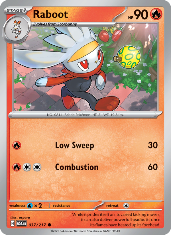 Raboot - Pokémon TCG Card