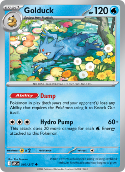 Golduck - pokemon TCG Card