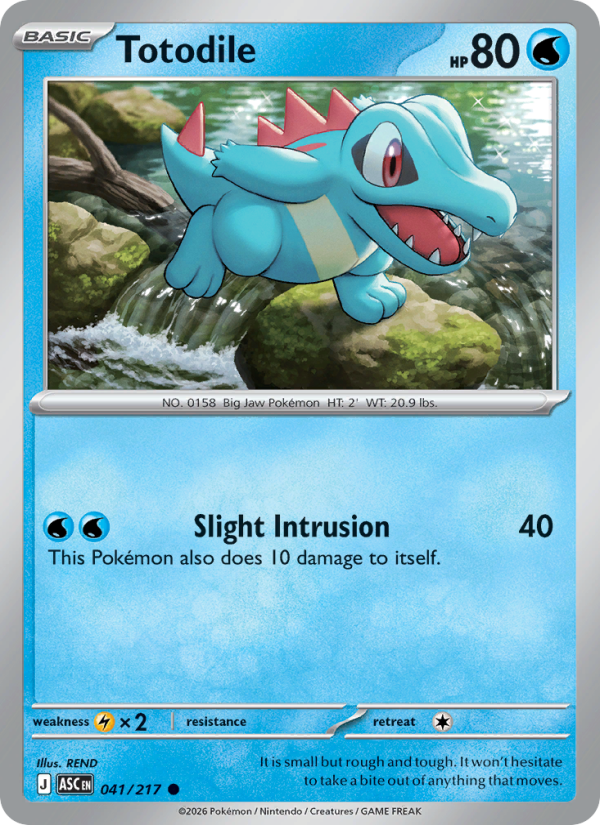 Totodile - Pokémon TCG Card