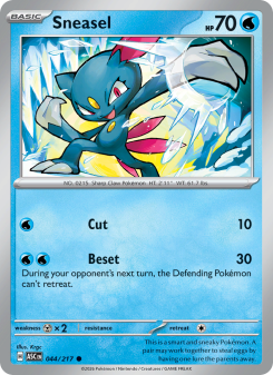 Sneasel - pokemon TCG Card