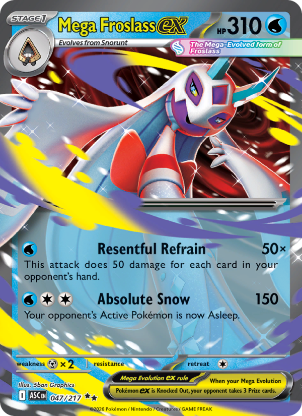 Mega Froslass ex - Pokémon TCG Card