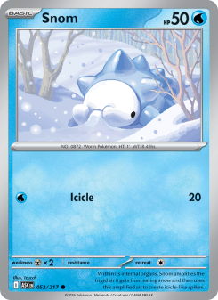 Snom - pokemon TCG Card