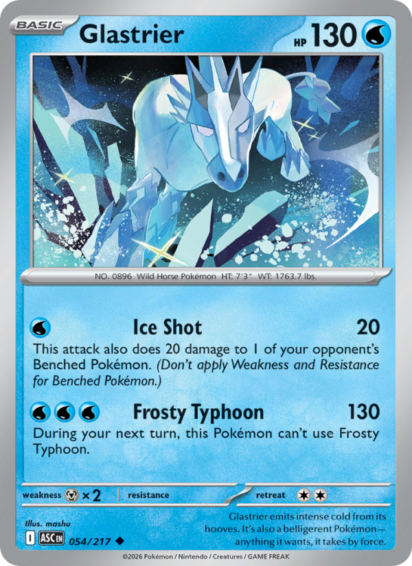 Glastrier - Pokémon TCG Card