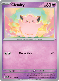 Clefairy - pokemon TCG Card
