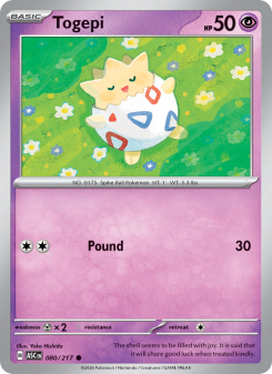 Togepi - pokemon TCG Card