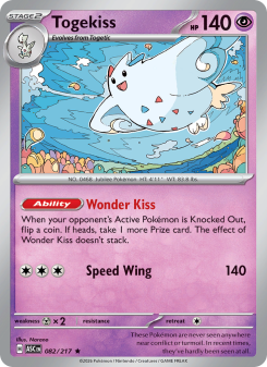 Togekiss - pokemon TCG Card