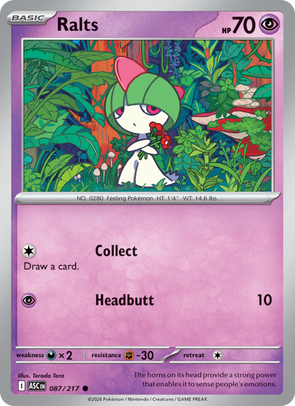 Ralts - Pokémon TCG Card