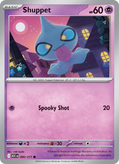 Shuppet - pokemon TCG Card