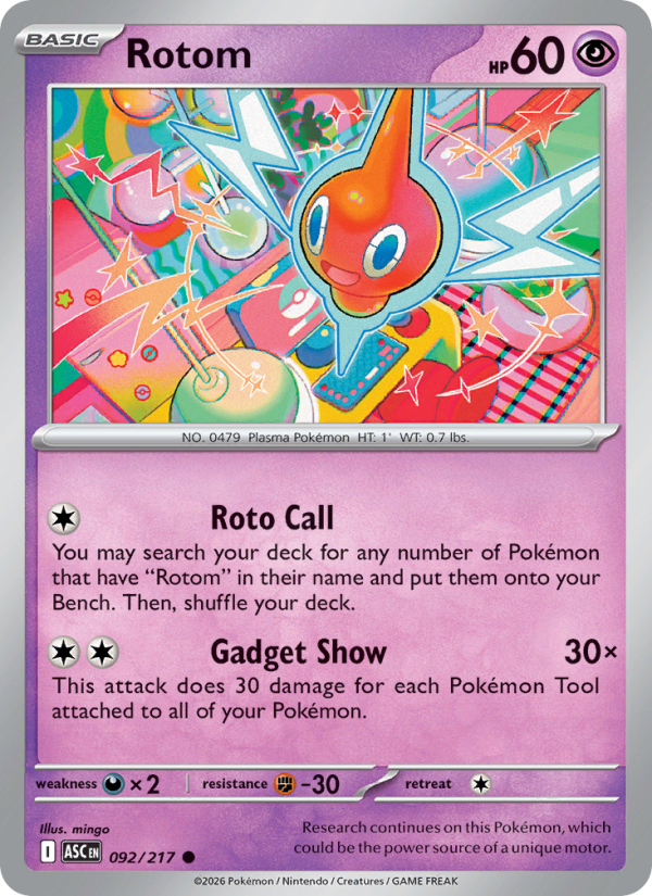 Rotom - Pokémon TCG Card