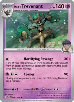 Hop's Trevenant - pokemon TCG Card