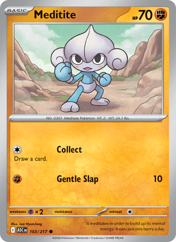 Meditite - Pokémon TCG Card