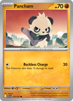 Pancham - pokemon TCG Card
