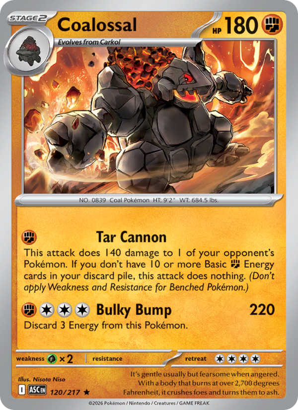 Coalossal - Pokémon TCG Card