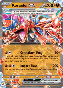 Koraidon ex - pokemon TCG Card