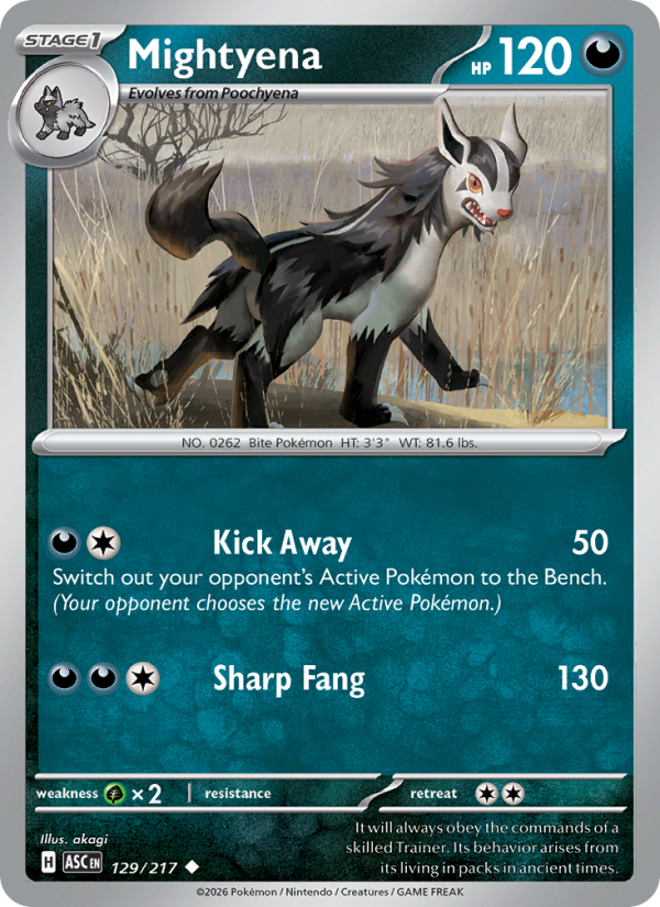 Mightyena - Pokémon TCG Card
