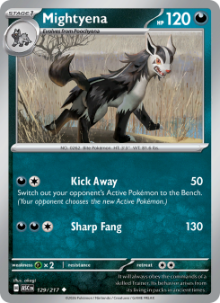 Mightyena - pokemon TCG Card