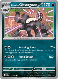 Galarian Obstagoon - pokemon TCG Card