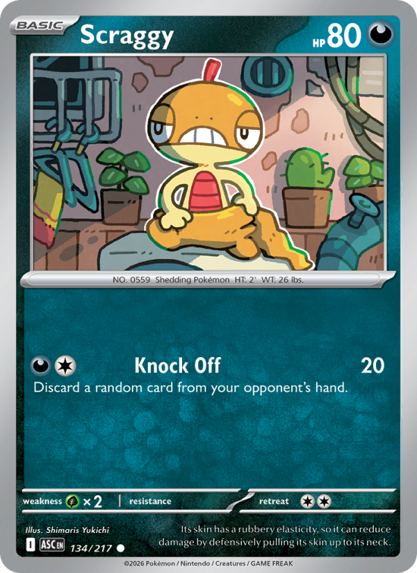 Scraggy - Pokémon TCG Card