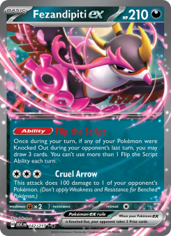 Fezandipiti ex - pokemon TCG Card