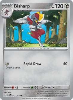 Bisharp - pokemon TCG Card