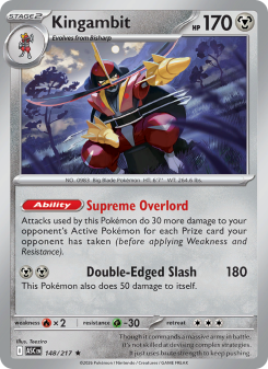 Kingambit - pokemon TCG Card