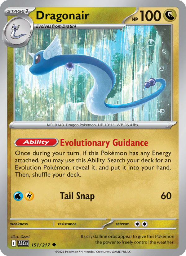Dragonair - Pokémon TCG Card