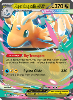 Mega Dragonite ex - pokemon TCG Card