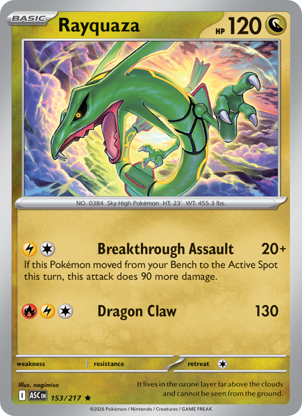 Rayquaza - Pokémon TCG Card
