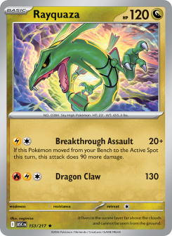 Rayquaza - pokemon TCG Card