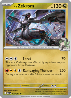 N's Zekrom - pokemon TCG Card