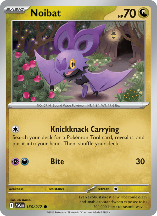 Noibat - Pokémon TCG Card