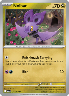 Noibat - pokemon TCG Card