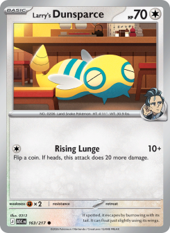 Larry's Dunsparce - pokemon TCG Card