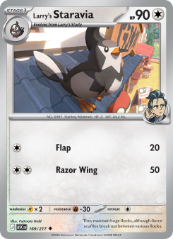 Larry's Staravia - pokemon TCG Card
