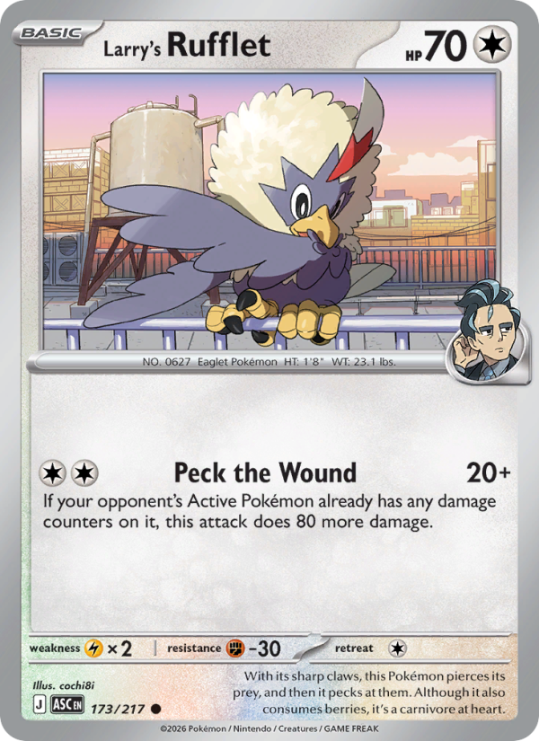 Larry's Rufflet - Pokémon TCG Card