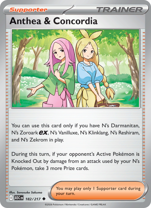 Anthea & Concordia - Pokémon TCG Card