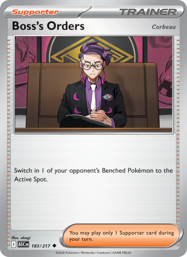 Boss's Orders - Pokémon TCG Card