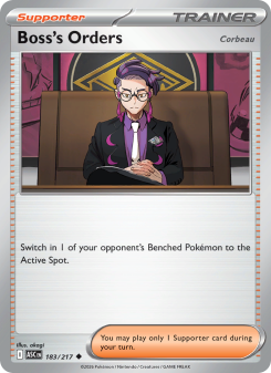Boss's Orders - pokemon TCG Card