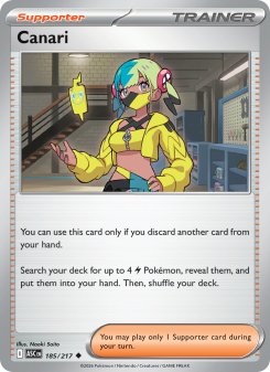 Canari - pokemon TCG Card