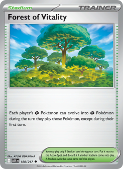 Forest of Vitality - pokemon TCG Card